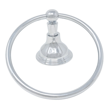 Strom Living St. Lawrence Vintage Style Wall Mount Towel Holder Ring with Escutcheon, and Mounting Hardware