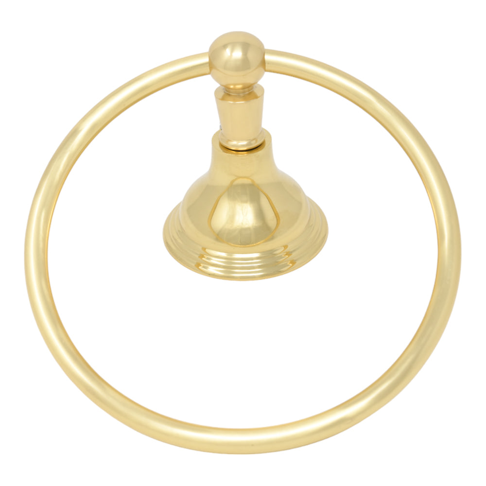 St. Lawrence Vintage Style Wall Mount Towel Holder Ring with Escutcheon, and Mounting Hardware P0611 | Strom Living