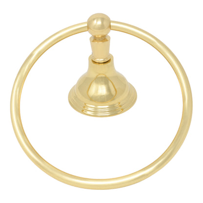 Strom Living St. Lawrence Vintage Style Wall Mount Towel Holder Ring with Escutcheon, and Mounting Hardware