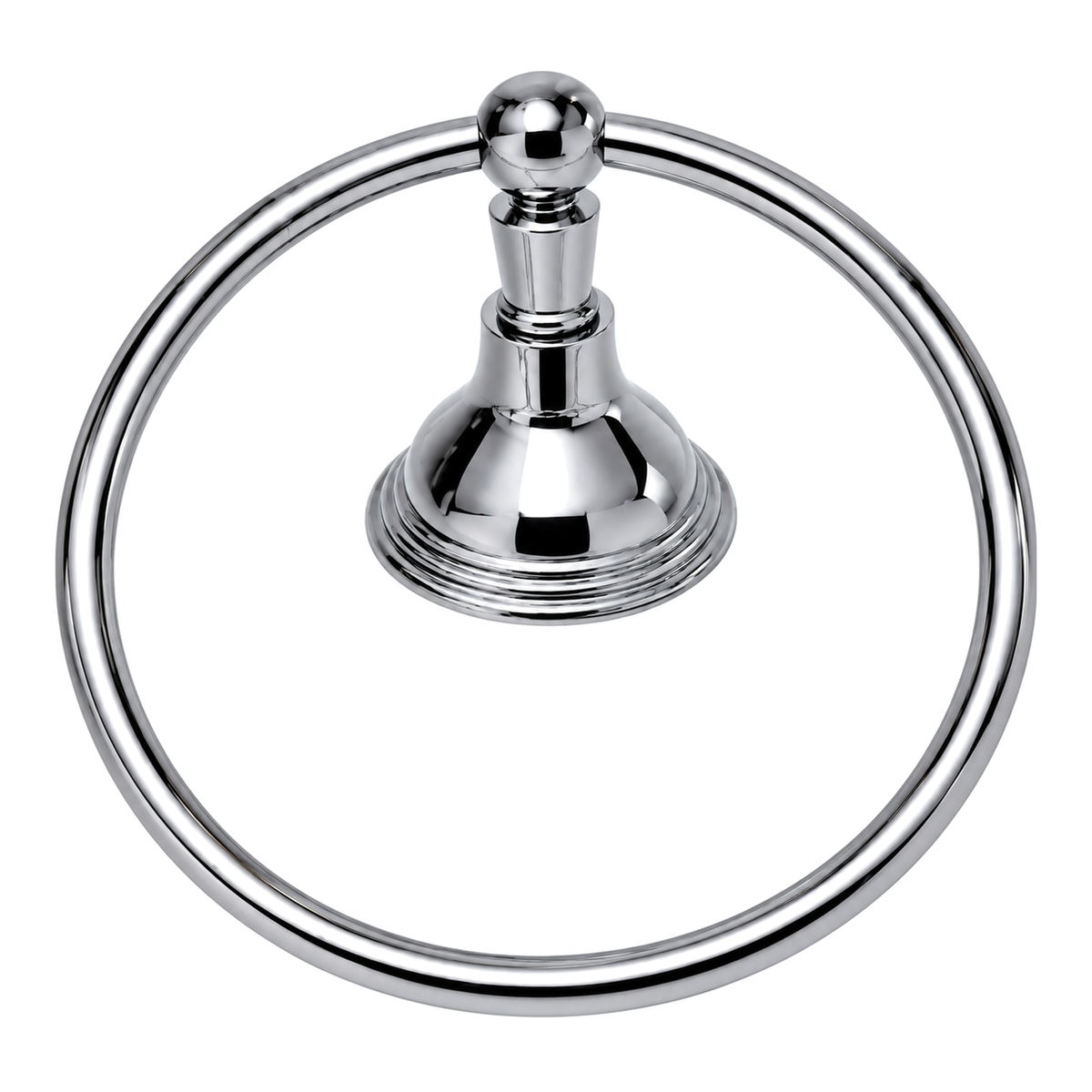 St. Lawrence Vintage Style Wall Mount Towel Holder Ring with Escutcheon, and Mounting Hardware P0611 in Chrome