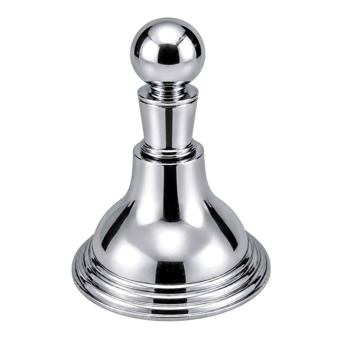 St. Lawrence Traditional Wall Mount Robe Hook with Escutcheon and Solid Brass P0612 in Chrome