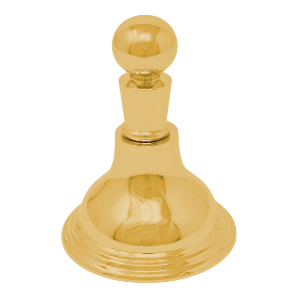 St. Lawrence Traditional Wall Mount Robe Hook with Escutcheon and Solid Brass P0612 | Strom Living Polished Brass - Bathroom Accessories