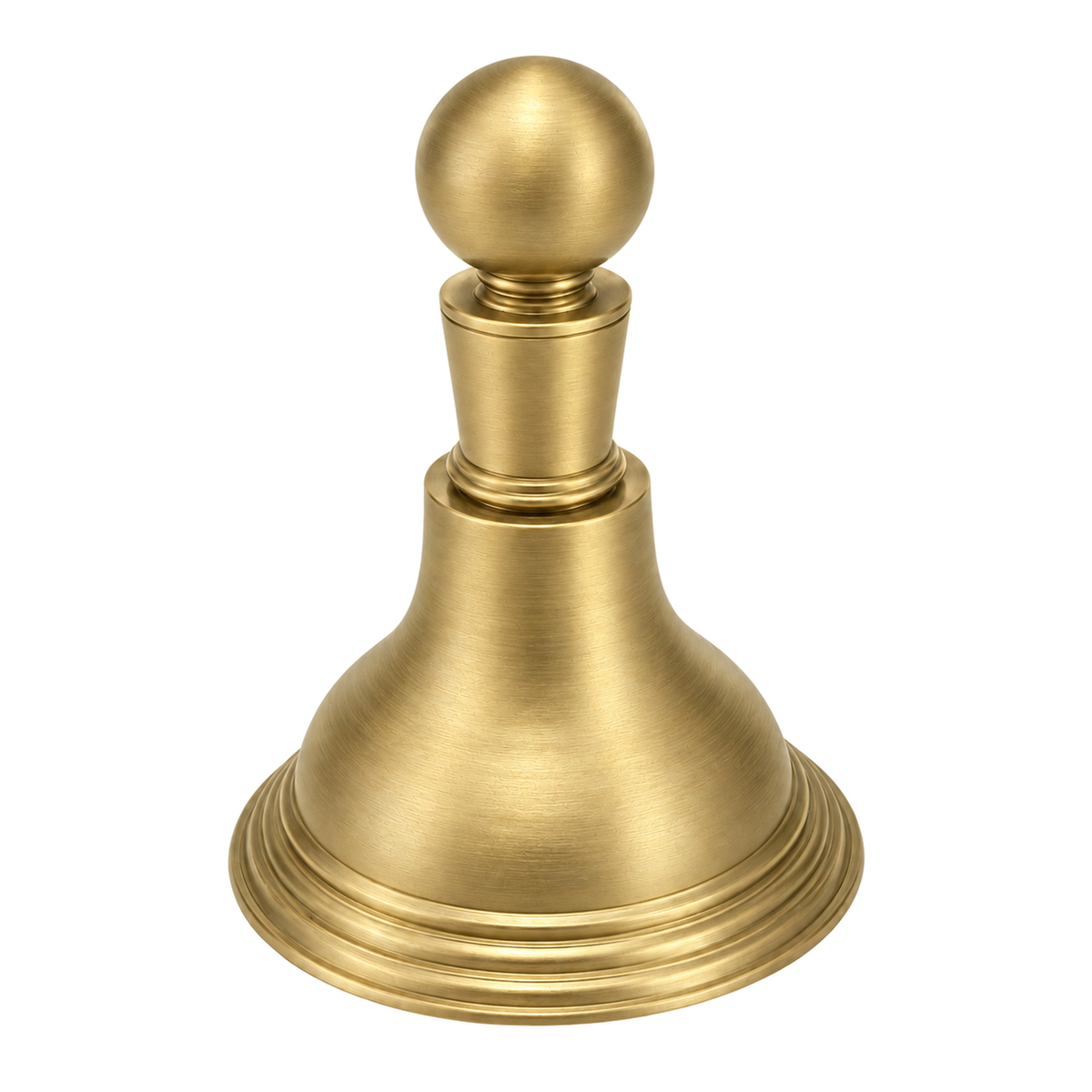 St. Lawrence Traditional Wall Mount Robe Hook with Escutcheon and Solid Brass P0612 in Satin Brass