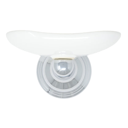 Strom Living St. Lawrence Vintage Style Wall Mounted Porcelain Soap Dish with Mounting Hardware and Escutcheon