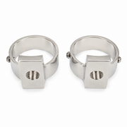 Strom Living Overflow Brackets for P0398/P0007 Supplies Polished Nickel - Plumbing Parts