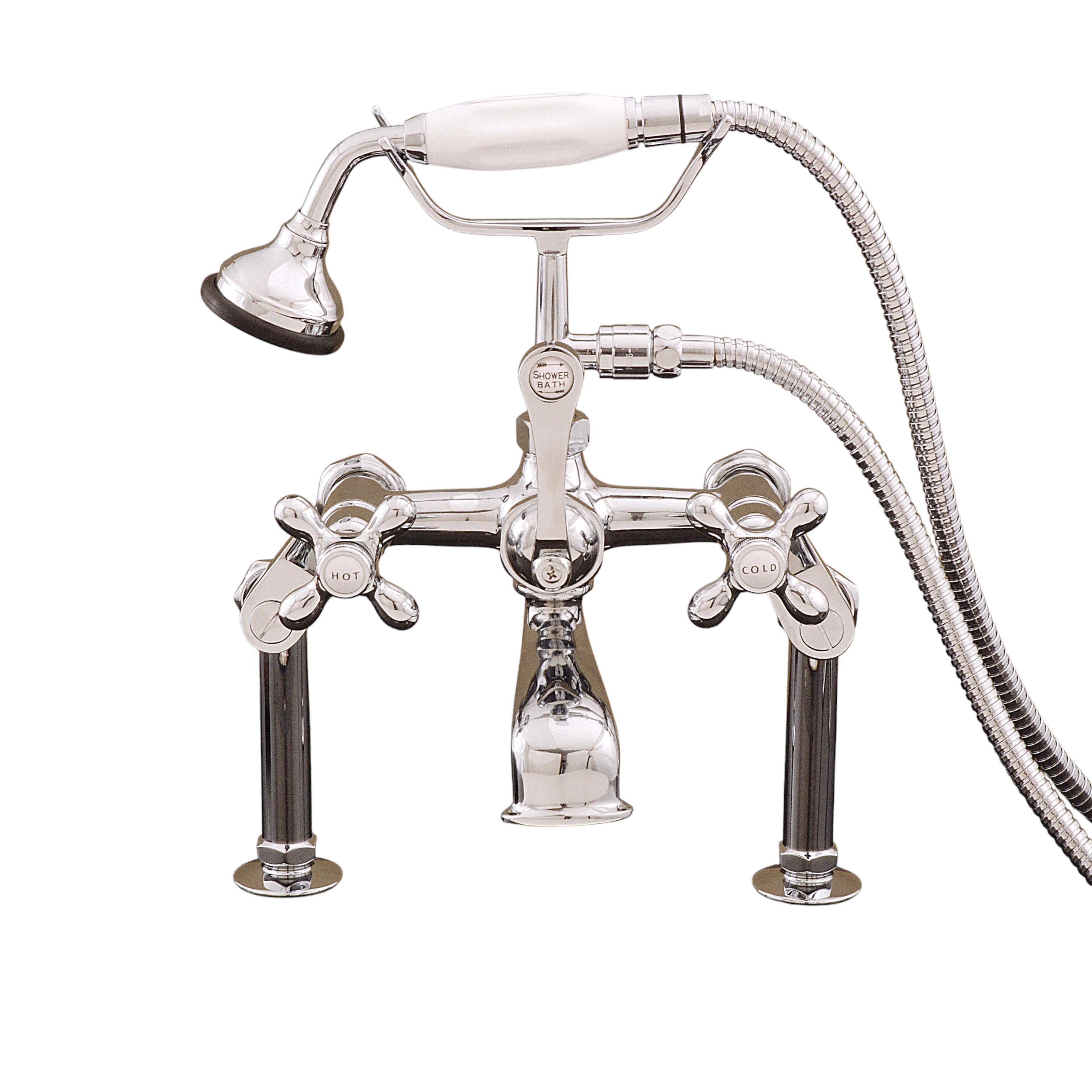 British Telephone Deck Mount Faucet with Variable Centers P0626 | Strom Living