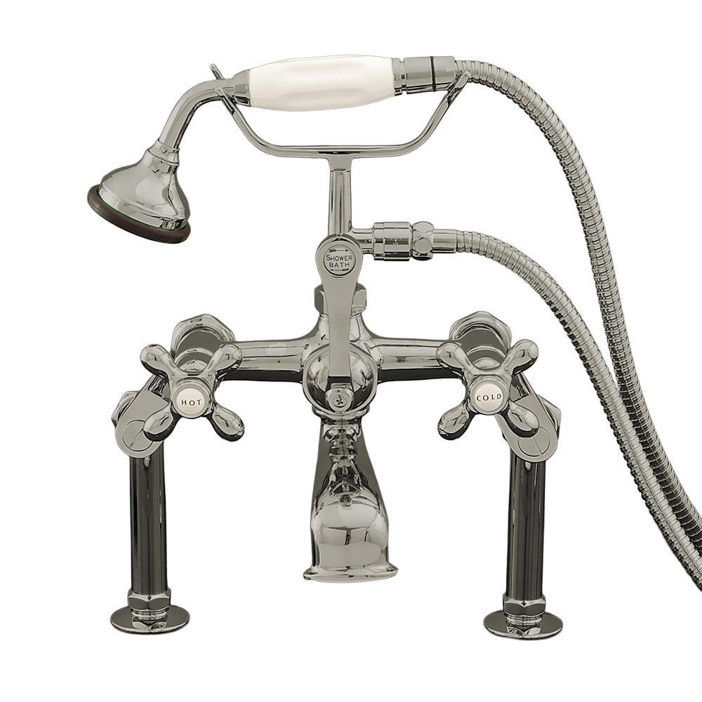 Strom Living British Telephone Deck Mount Faucet with Variable Centers