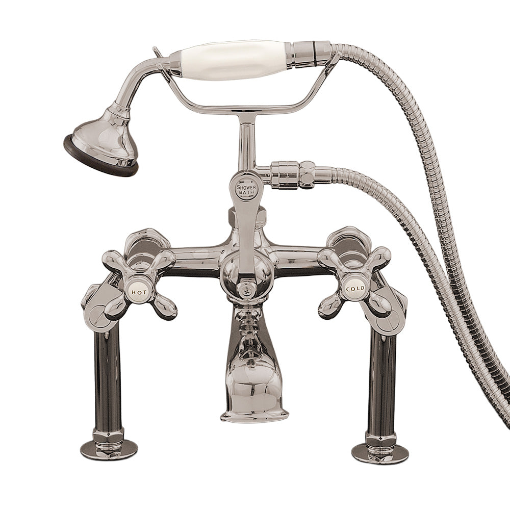 Strom Living British Telephone Deck Mount Faucet with Variable Centers