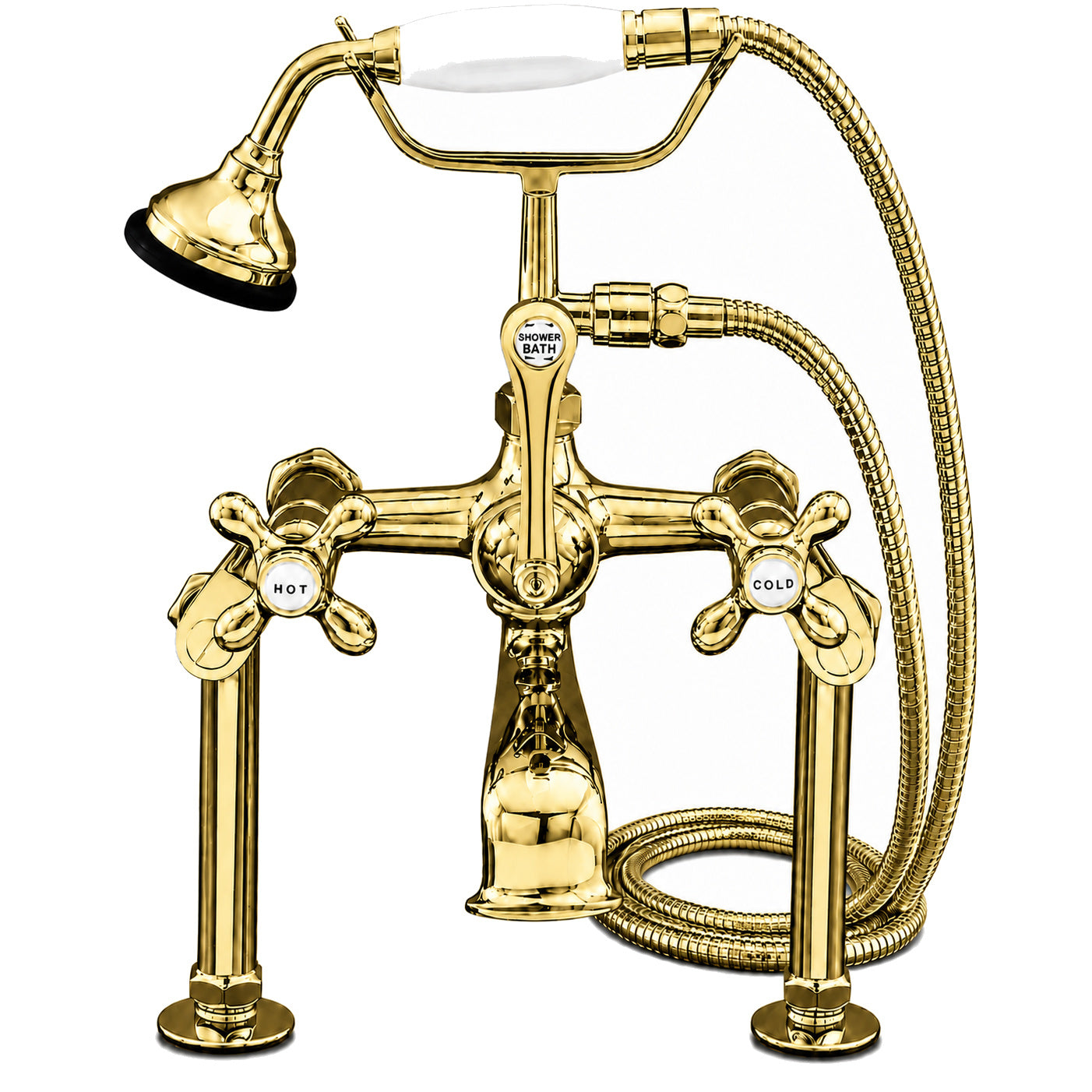 Deck Mount Telephone Faucet Variable P0626 | Strom Living - Tub Fillers