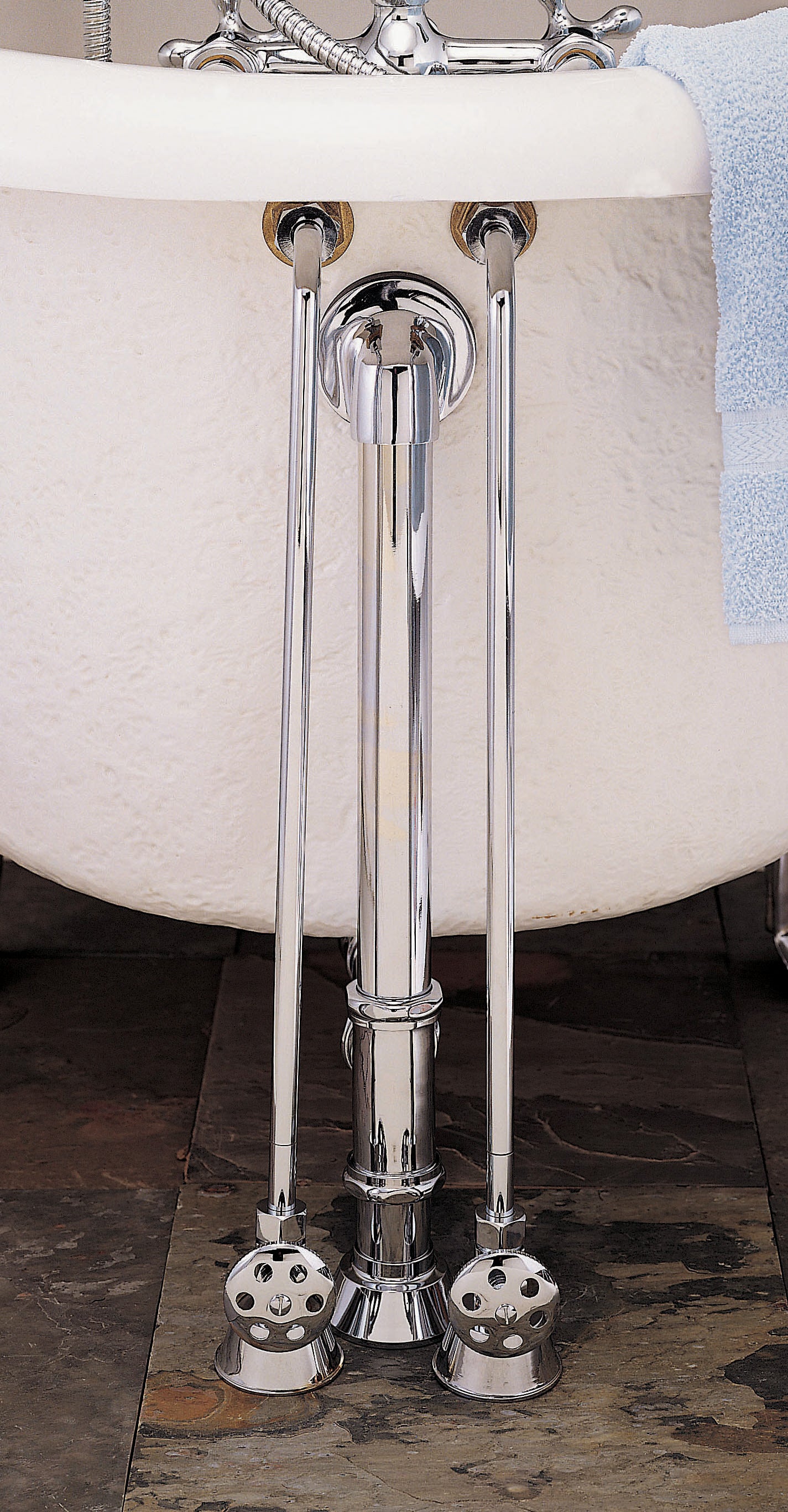 Strom Living Tub Supply Set with Single Offset Tubing - Plumbing Parts