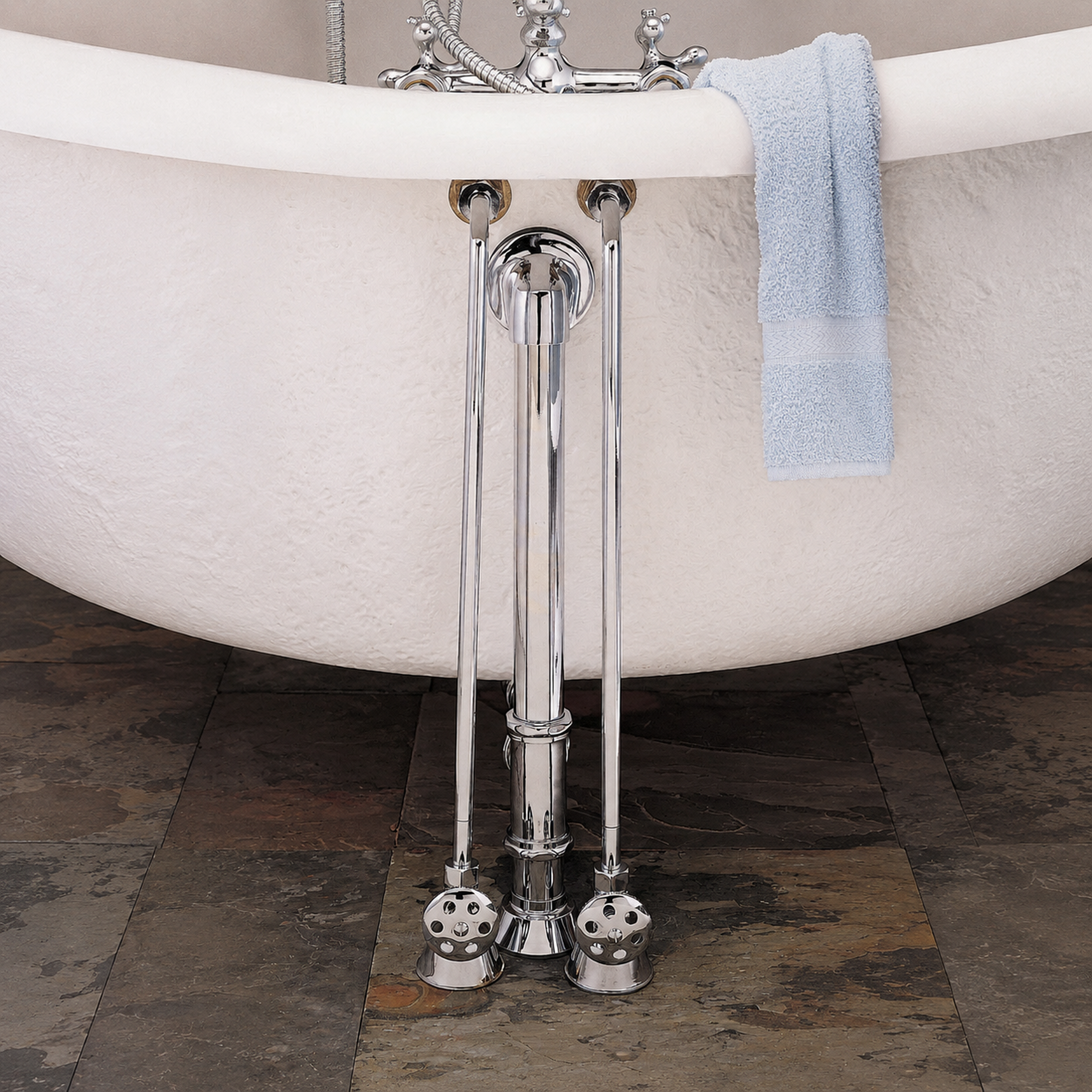 Strom Living Tub Supply Set with Single Offset Tubing - Plumbing Parts