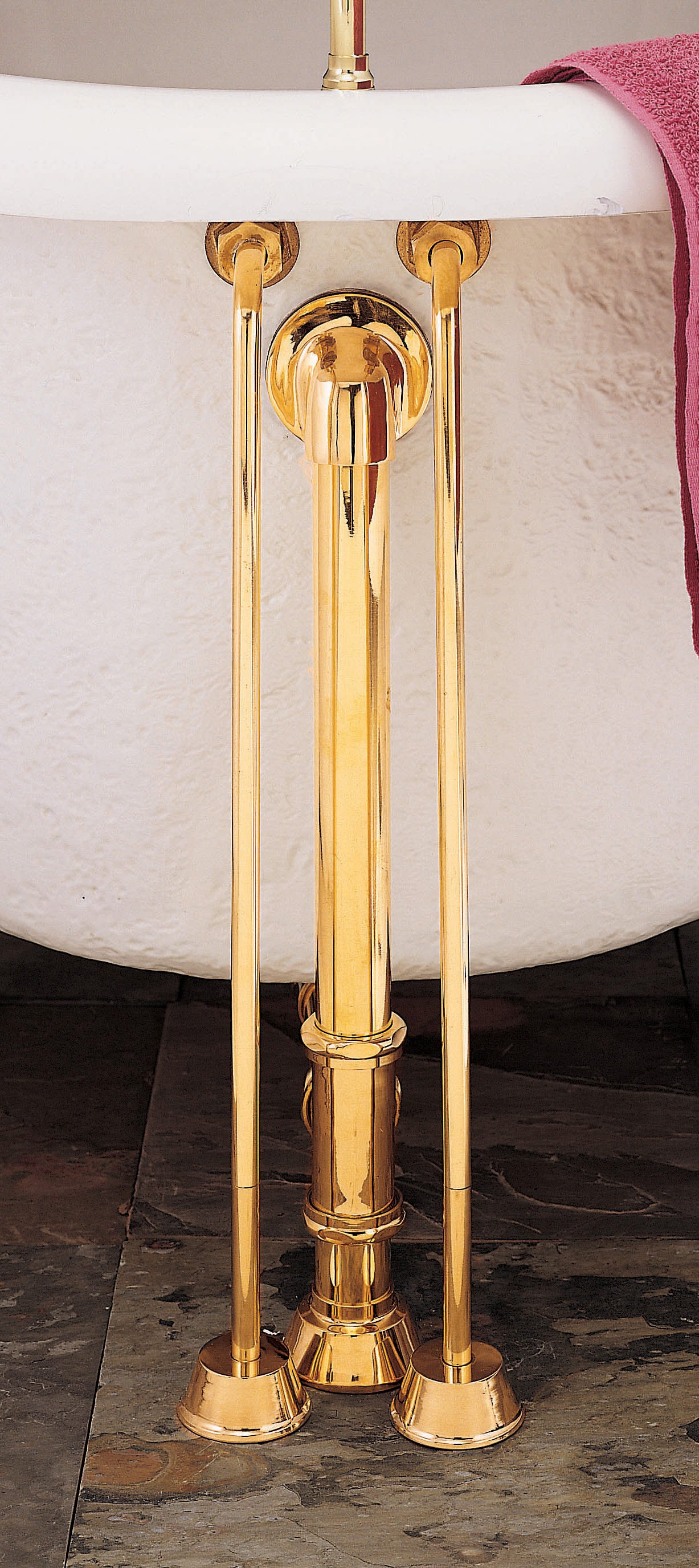 Strom Living Tub Supply Set with Single Offset Tubing - Plumbing Parts