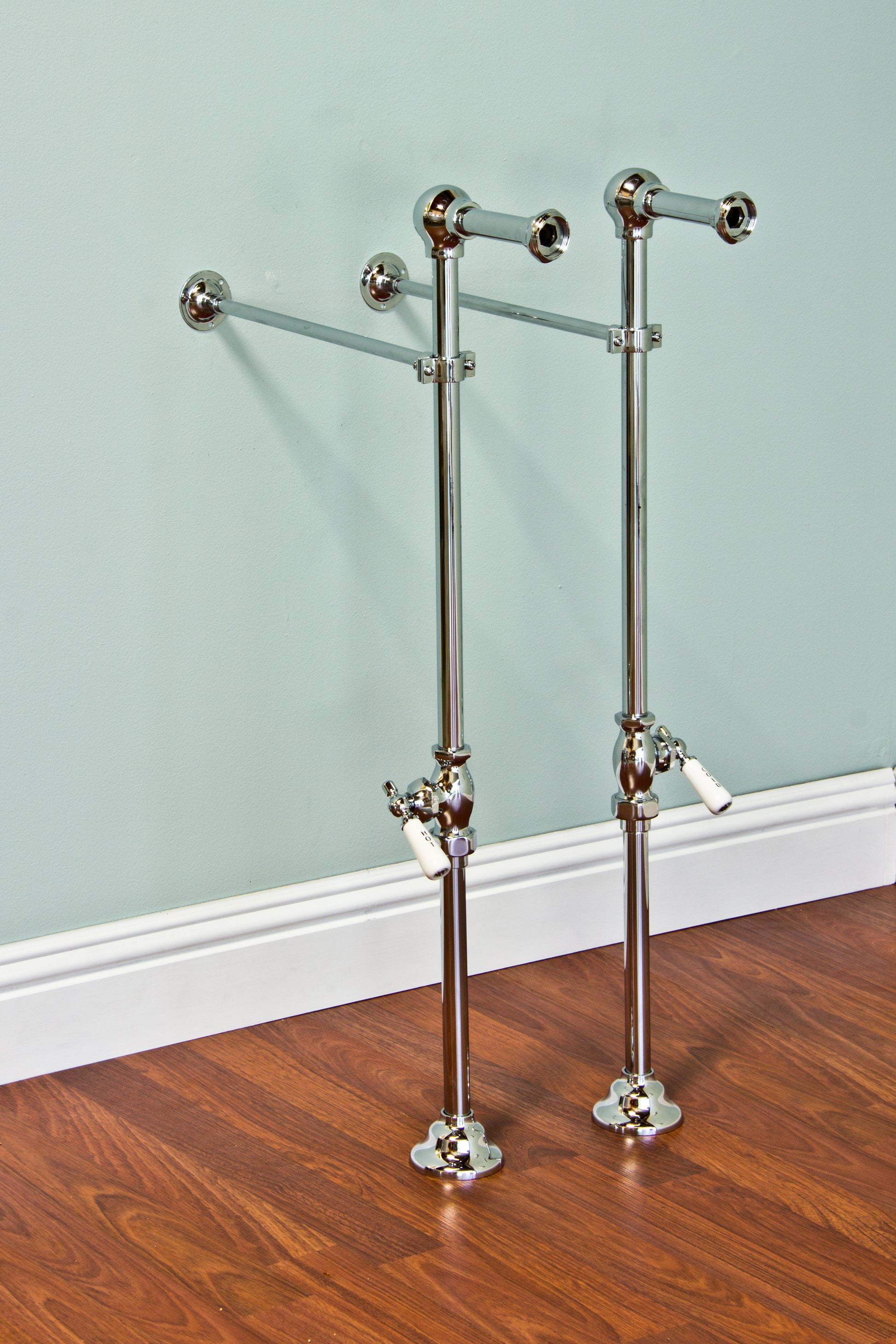 Strom Living Freestanding Tub Faucet Supply Set with Shutoffs - Plumbing Parts