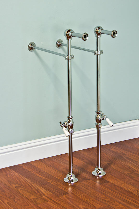 Strom Living Freestanding Tub Faucet Supply Set with Shutoffs