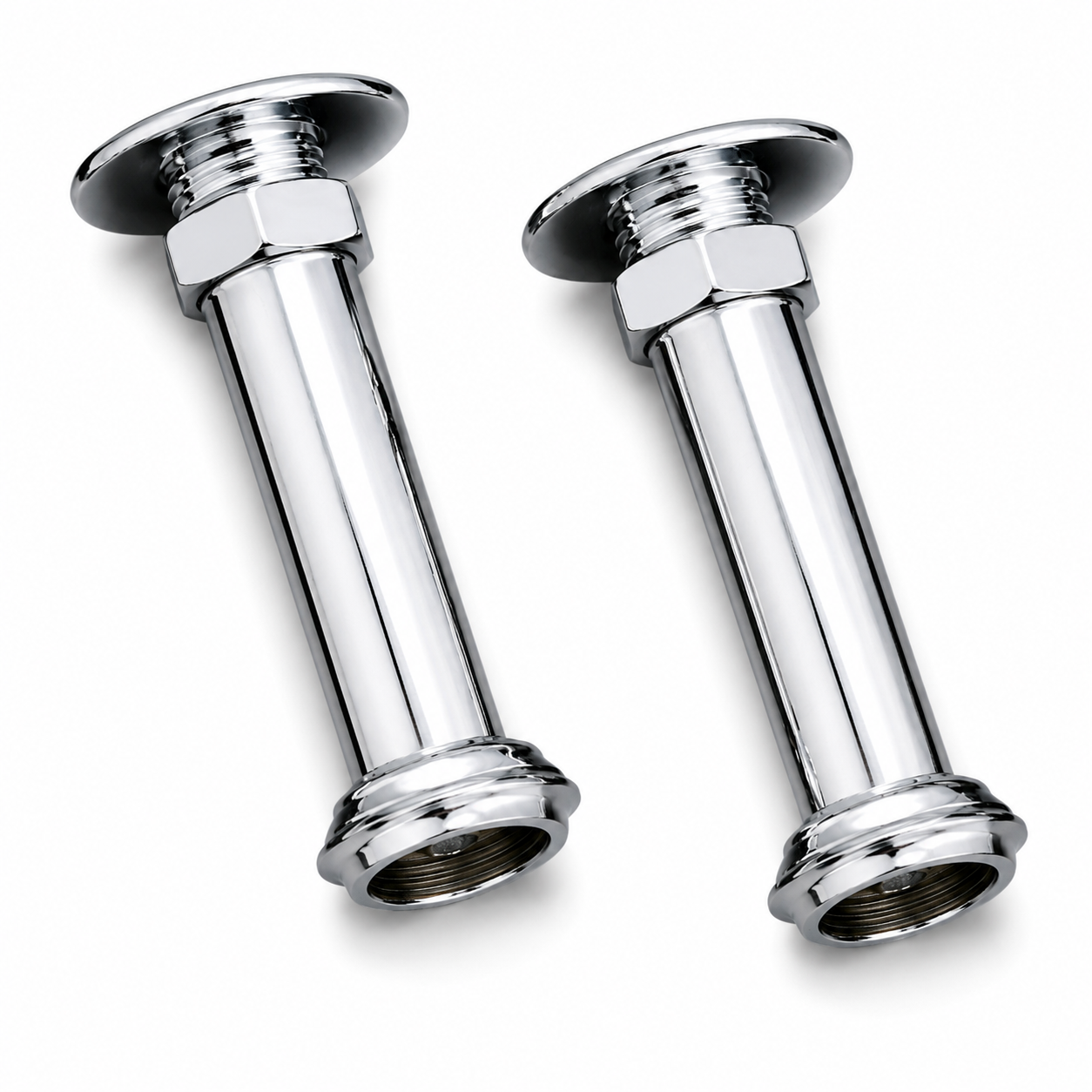 Coupler Pair 4" P0659 | Strom Living Chrome - Plumbing Parts