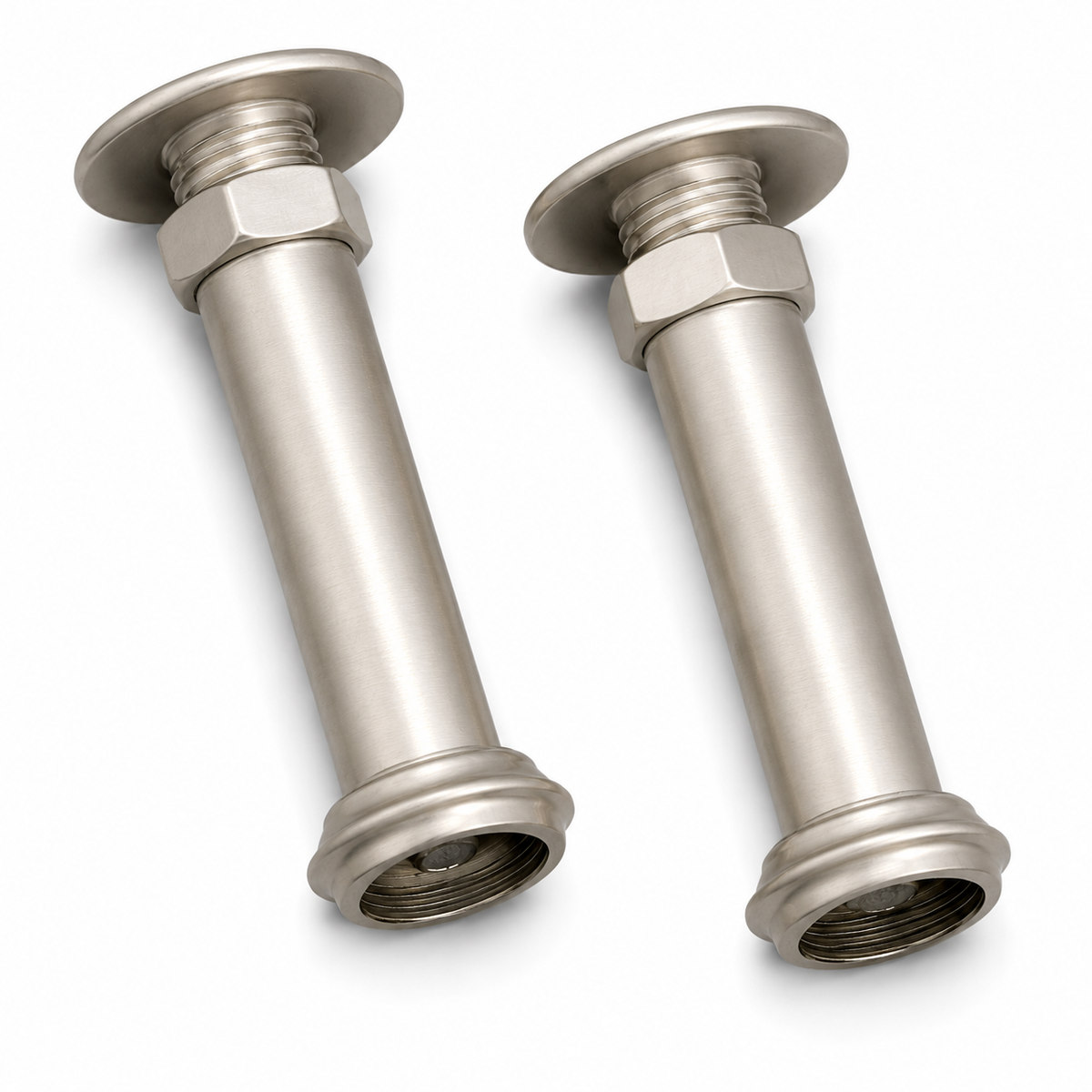 Coupler Pair 2" P0677A | Strom Living Matte Nickel No 4" - Plumbing Parts