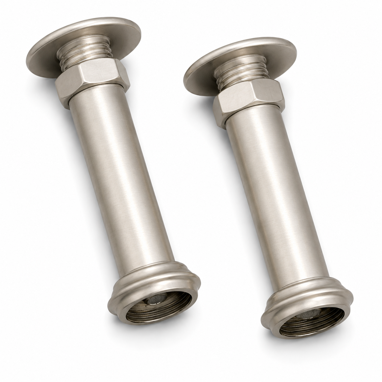 Coupler Pair 4" P0659 | Strom Living Matte Nickel - Plumbing Parts