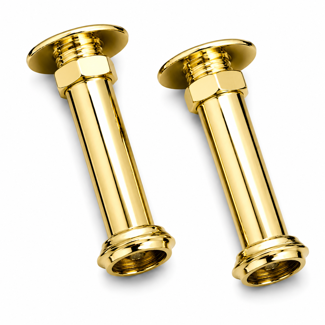 Coupler Pair 4" P0659 | Strom Living Polished Brass - Plumbing Parts