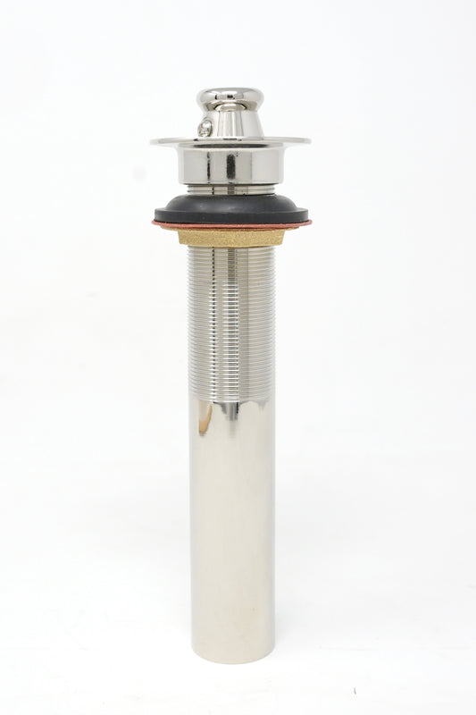 Strom Living Lavatory Drain with Easy Lift Stopper and Without Overflow Holes