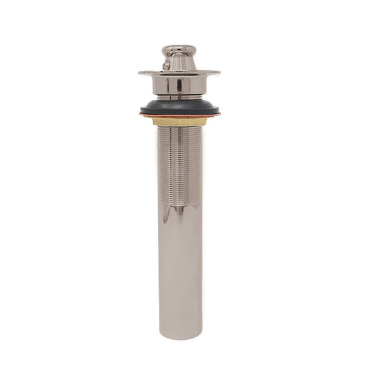 Strom Living Lavatory Drain with Easy Lift Stopper and Without Overflow Holes