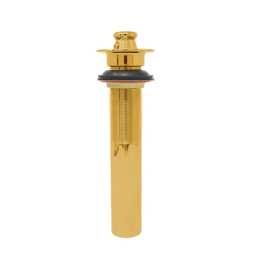Strom Living Lavatory Drain with Easy Lift Stopper and Without Overflow Holes