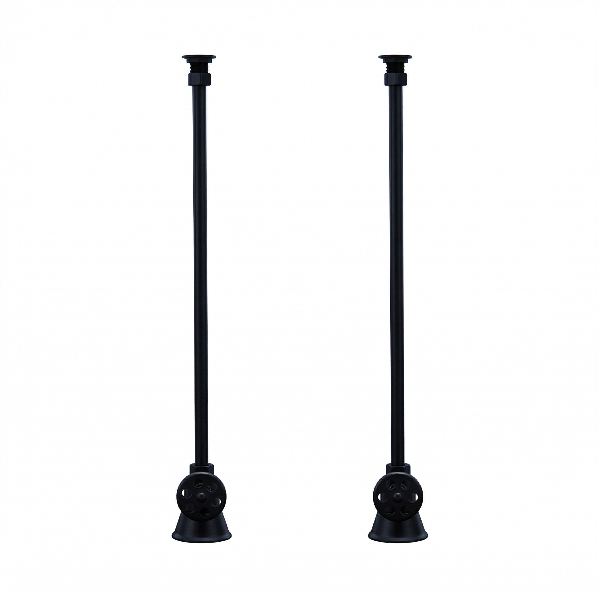 Strom Living 29" Deck Mount Supply Set Oil Rubbed Bronze Round Handles - Plumbing Parts