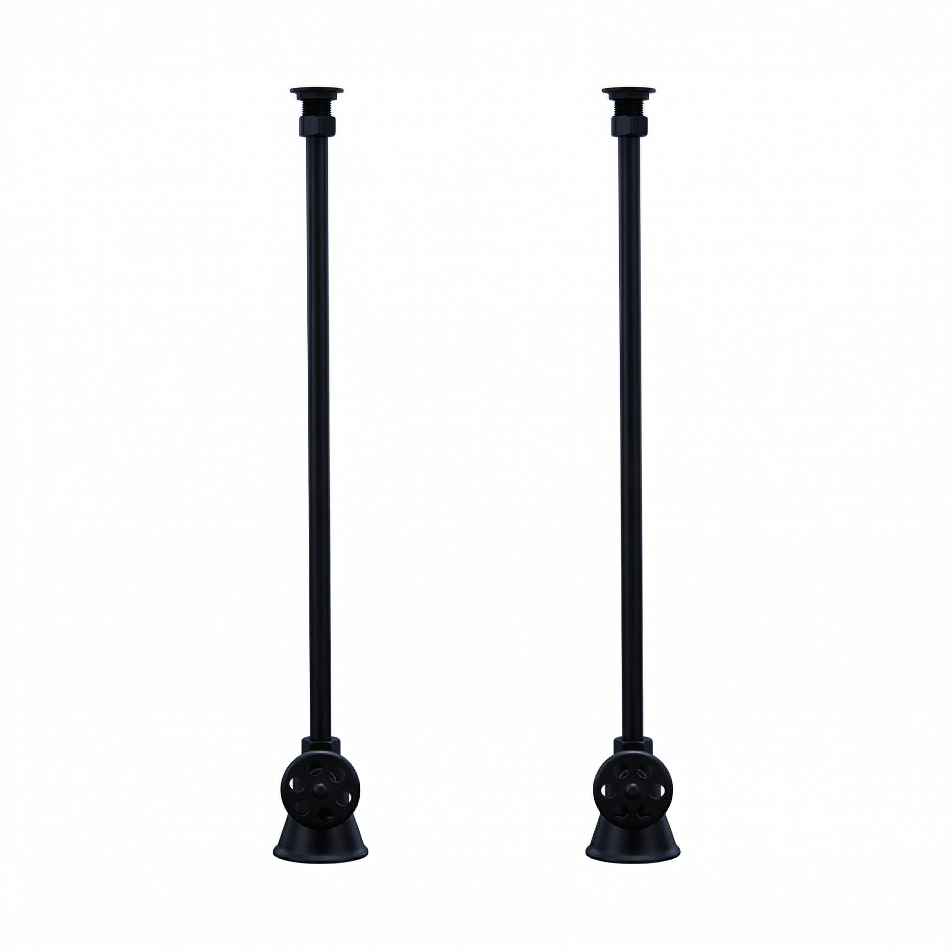 Strom Living 29" Deck Mount Supply Set Oil Rubbed Bronze Cross-Point Handles - Plumbing Parts