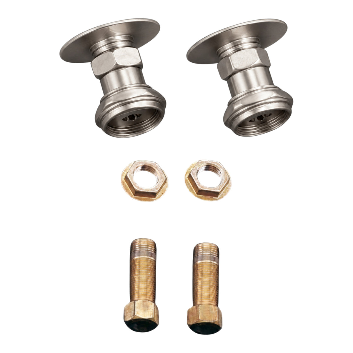 Coupler Pair 2" P0677A in Matte Nickel