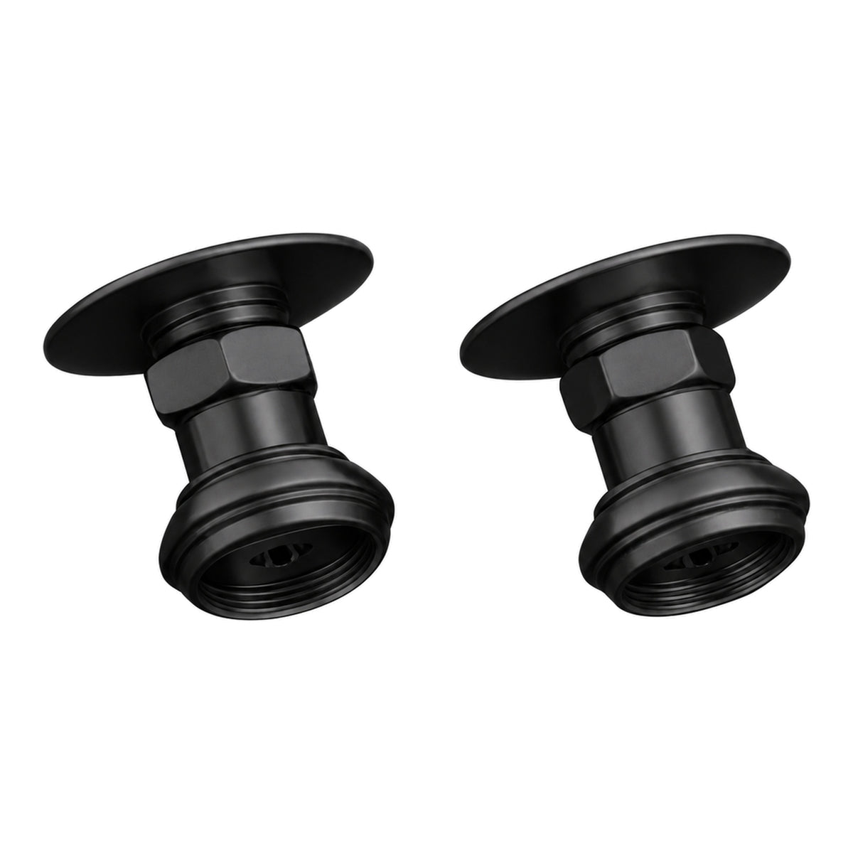 Coupler Pair 2" P0677A in Oil Rubbed Bronze / Satin Black
