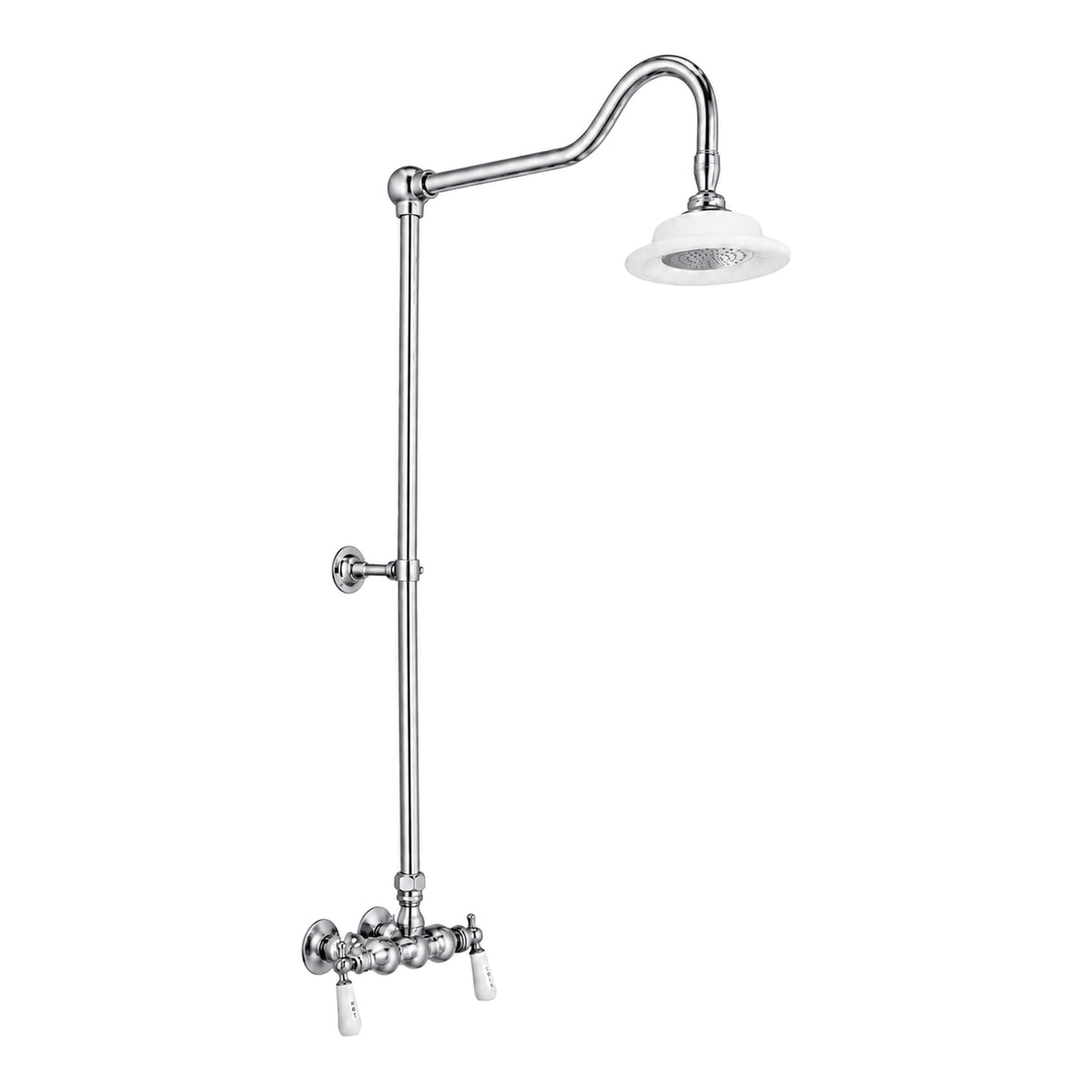 Exposed Shower System with Lever Handles P0678 in Chrome