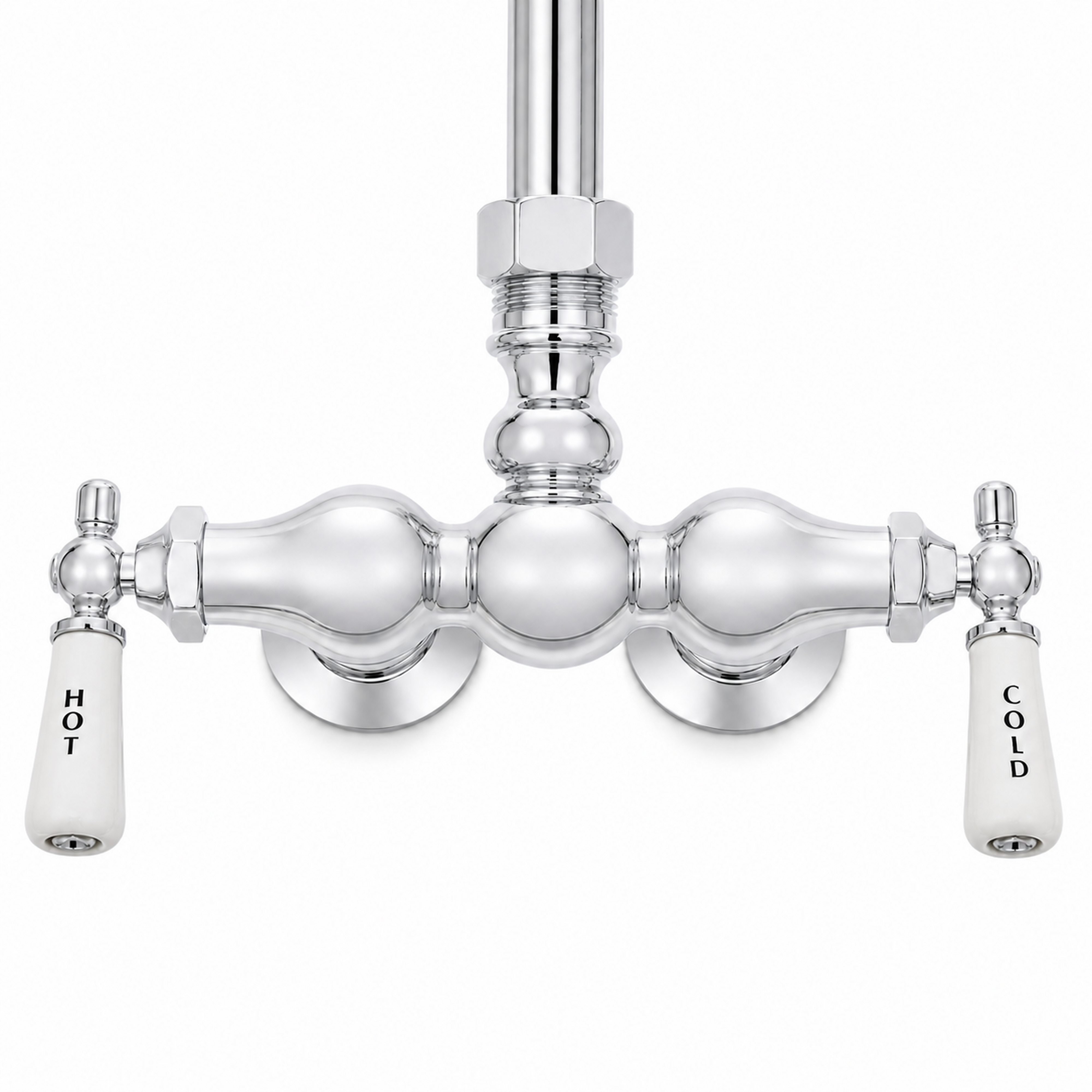 Exposed Shower System with Lever Handles P0678 | Strom Living - Showers