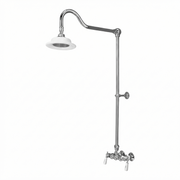 Exposed Shower System with Lever Handles P0678 | Strom Living Chrome - Showers