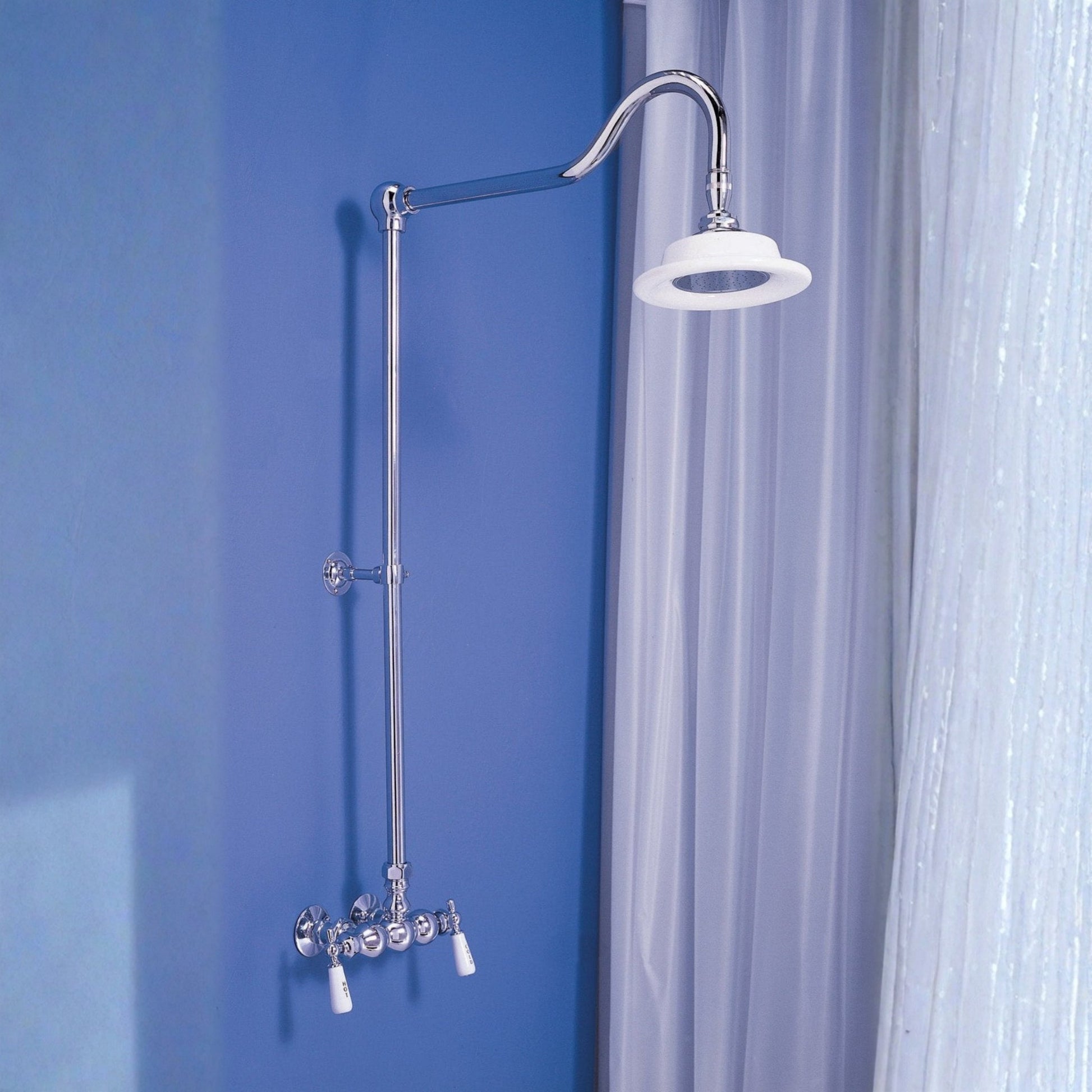 Exposed Shower System with Lever Handles P0678 | Strom Living - Showers
