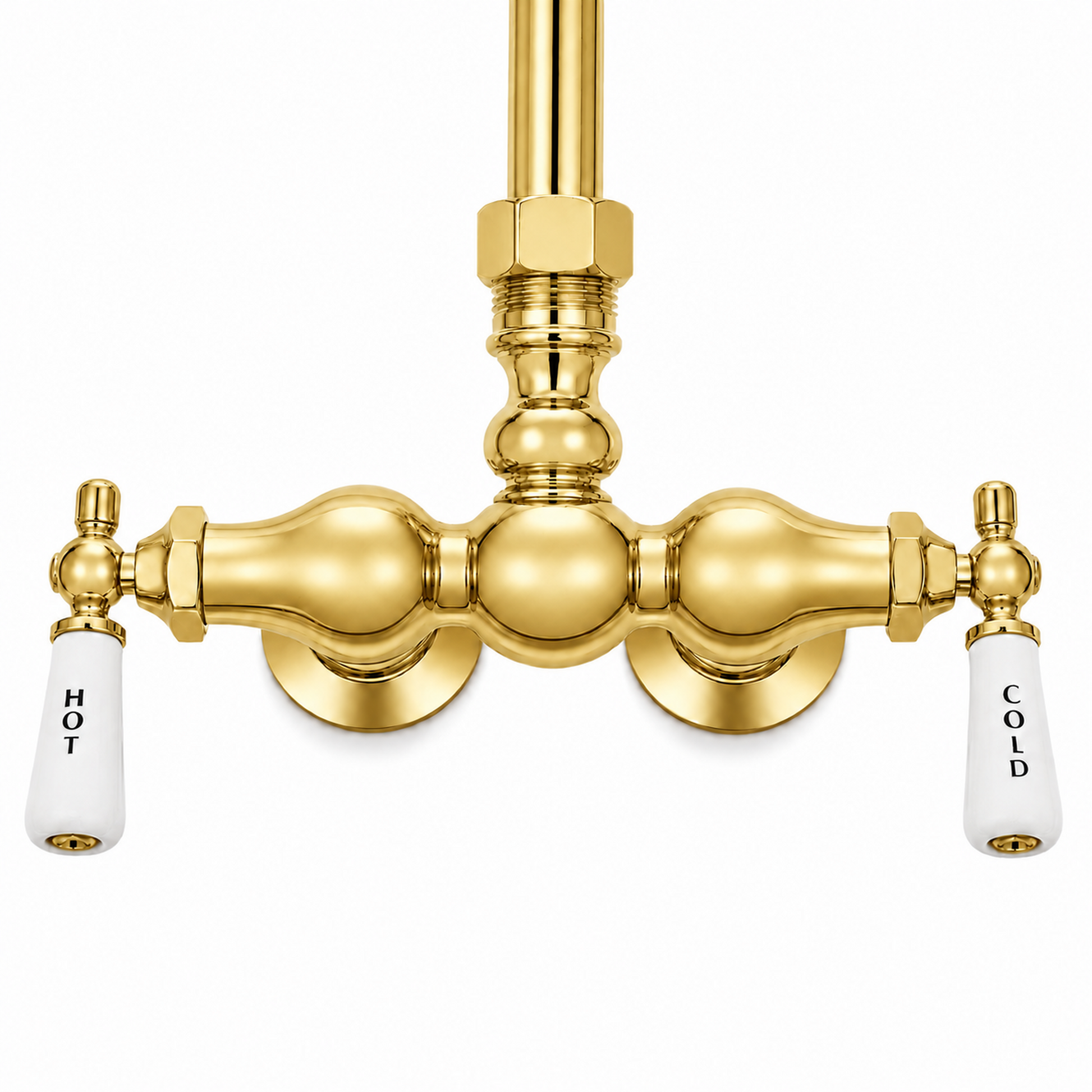 Exposed Shower System with Lever Handles P0678 | Strom Living - Showers