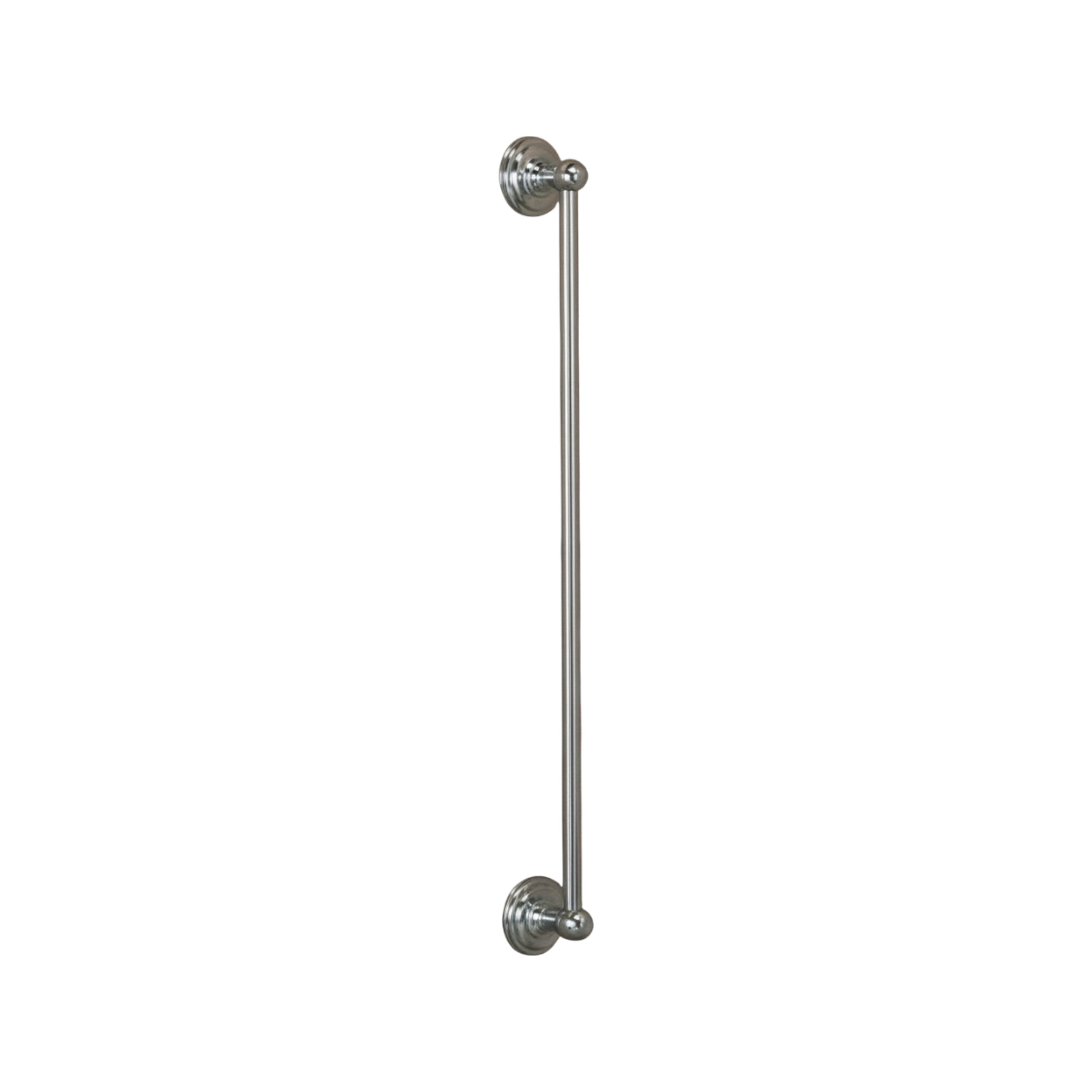 Strom Living 24" Brass Shower Slide Bar for Handheld Shower – 5/8" OD Adjustable Wall Mount Chrome - Shower Components