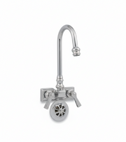 Rectangular Base Tub Faucet with Gooseneck Spout P0708 | Strom Living - Tub Fillers