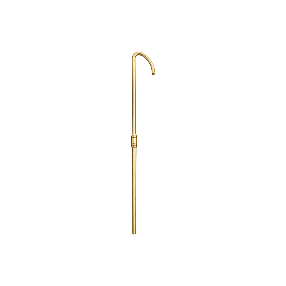 Gooseneck Riser w/ Side, Shower Enclosure Brass P0709|Strom Living