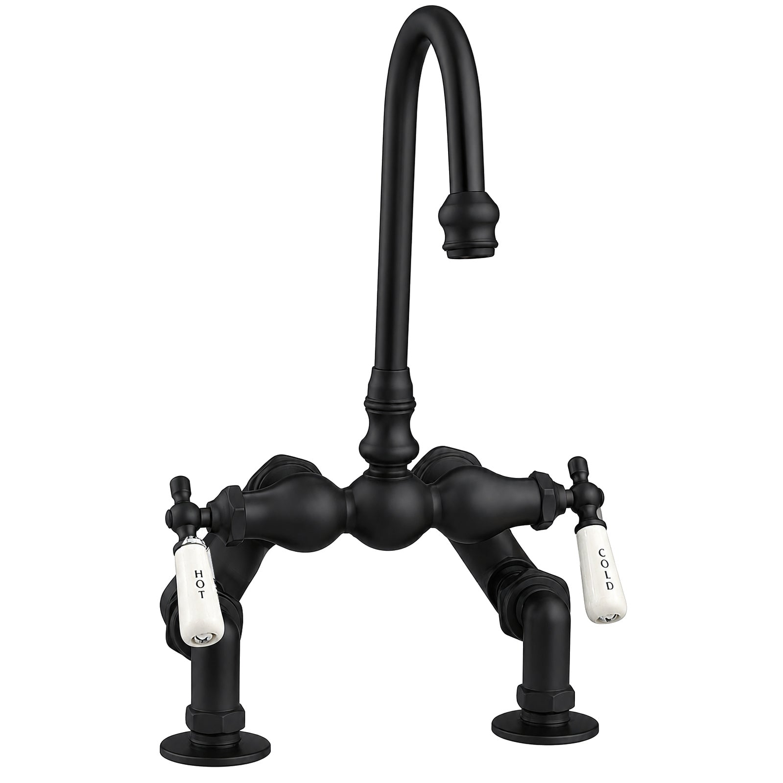 Deck Mount Tub Faucet with Adjustable Centers P0712 | Strom Living - Tub Fillers