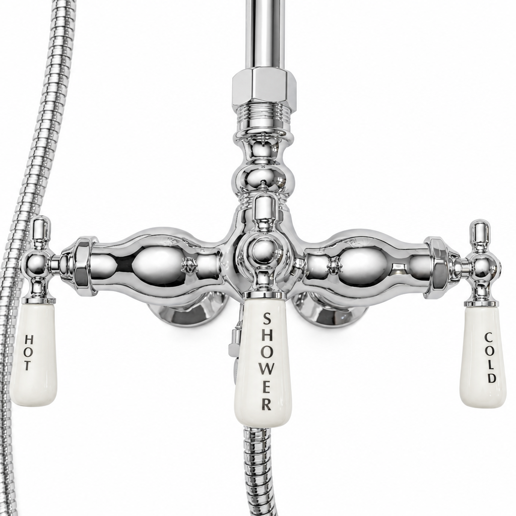 Exposed Shower System with Handshower P0713 | Strom Living - Showers