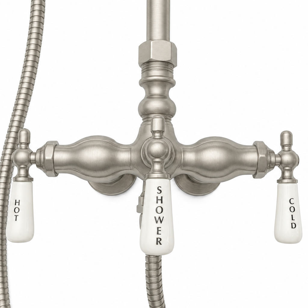 Exposed Shower System with Handshower P0713 | Strom Living - Showers