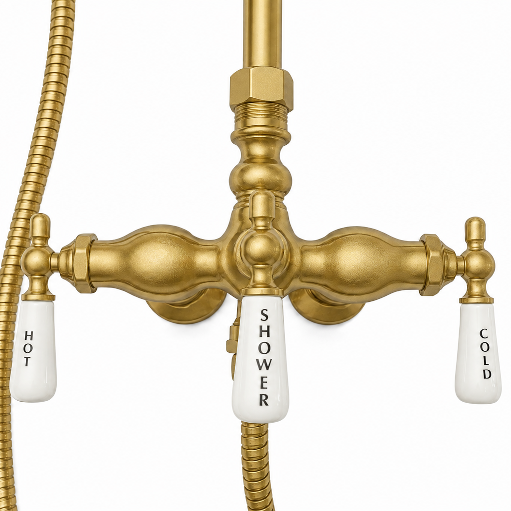 Exposed Shower System with Handshower P0713 | Strom Living - Showers