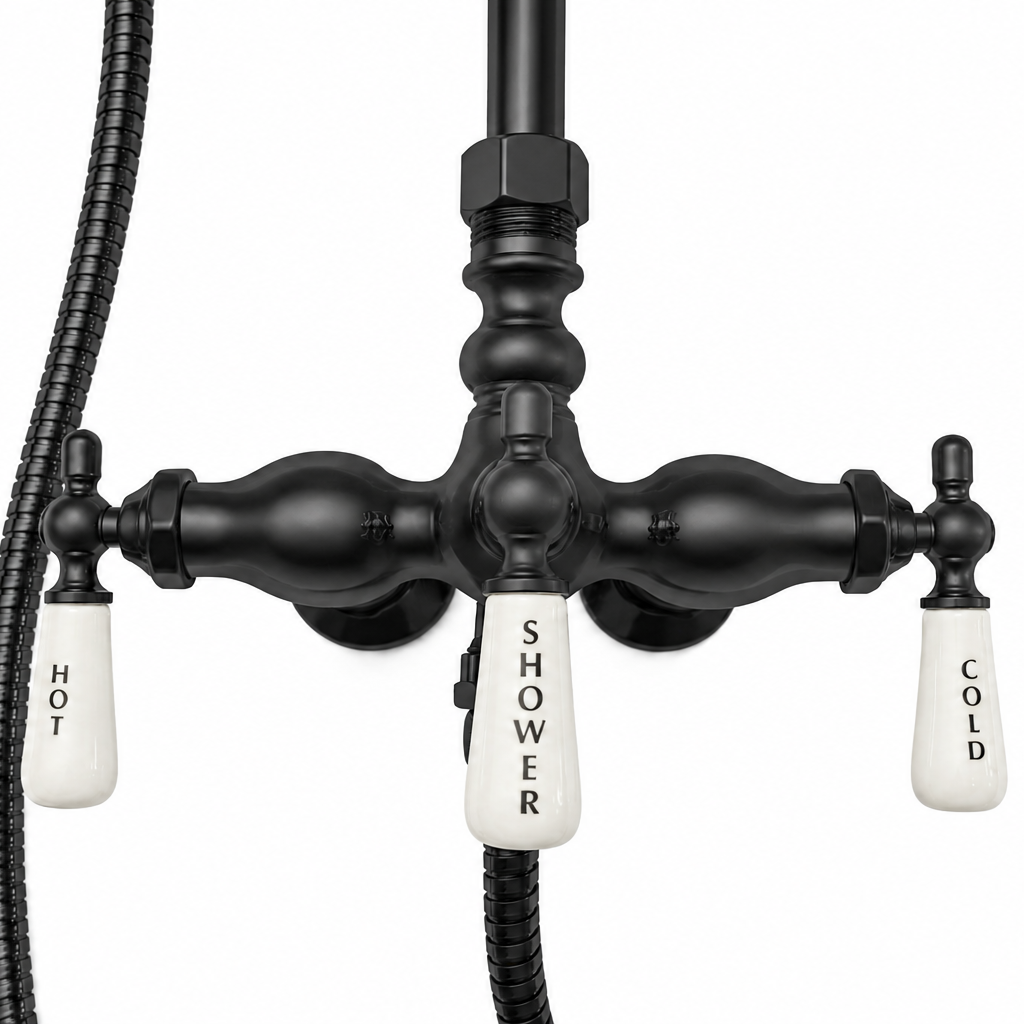 Exposed Shower System with Handshower P0713 | Strom Living - Showers