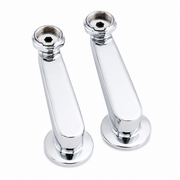 Swing Arm Coupler Pair 6" with Deck Mount Screws P0717 | Strom Living Chrome - Plumbing Parts