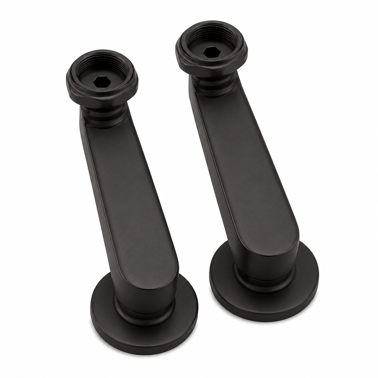 Swing Arm Coupler Pair 6" with Deck Mount Screws P0717 | Strom Living Oil Rubbed Bronze - Plumbing Parts