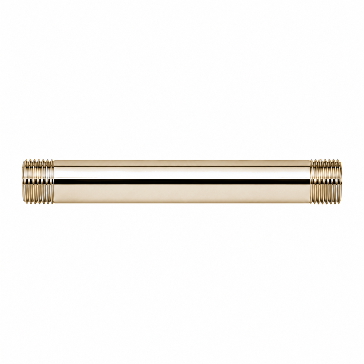 IPS Nipple 6" X 1/2" P0718 | Strom Living Polished Brass 8" - Plumbing Parts