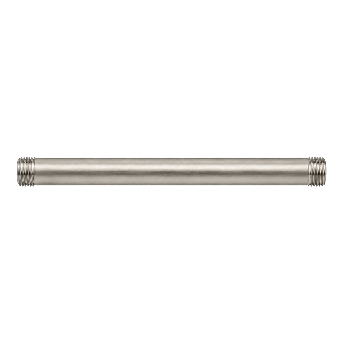 Iron Pipe Straight Nipple 12" x 1/2" P0720 in Matte Nickel