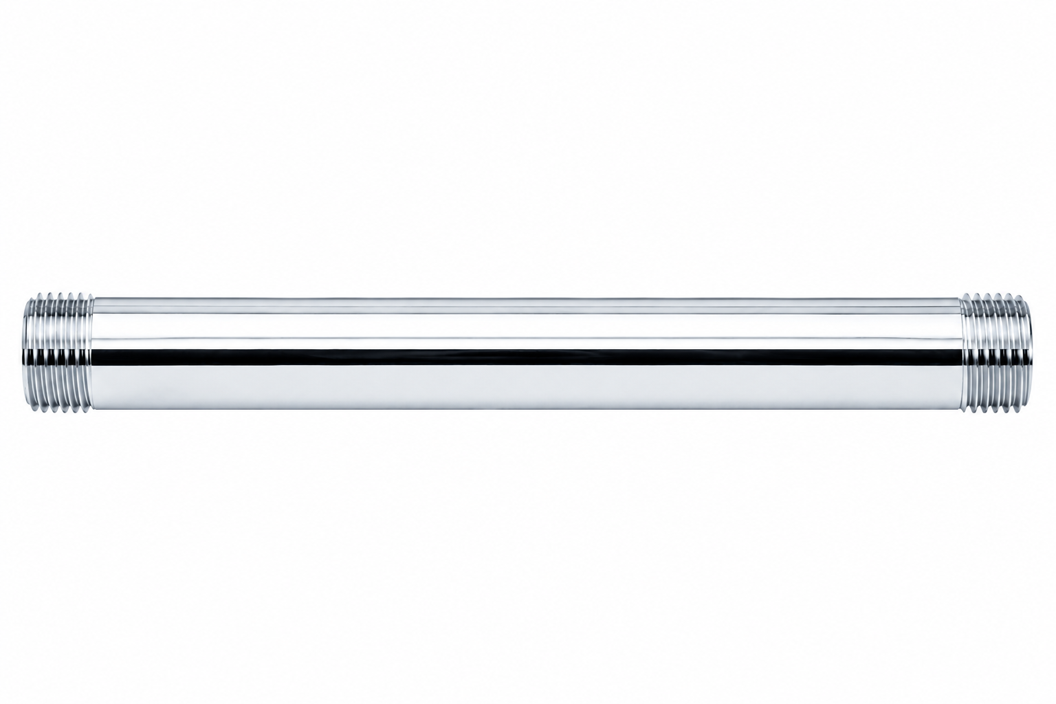 Iron Pipe Straight Nipple 12" x 1/2" P0720 | Strom Living Chrome - Plumbing Parts