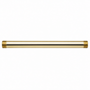 Iron Pipe Straight Nipple 12" x 1/2" P0720 | Strom Living Supercoat Brass - Plumbing Parts