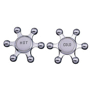 Strom Living P0725 Aqueduct Handle Pair with Porcelain Button