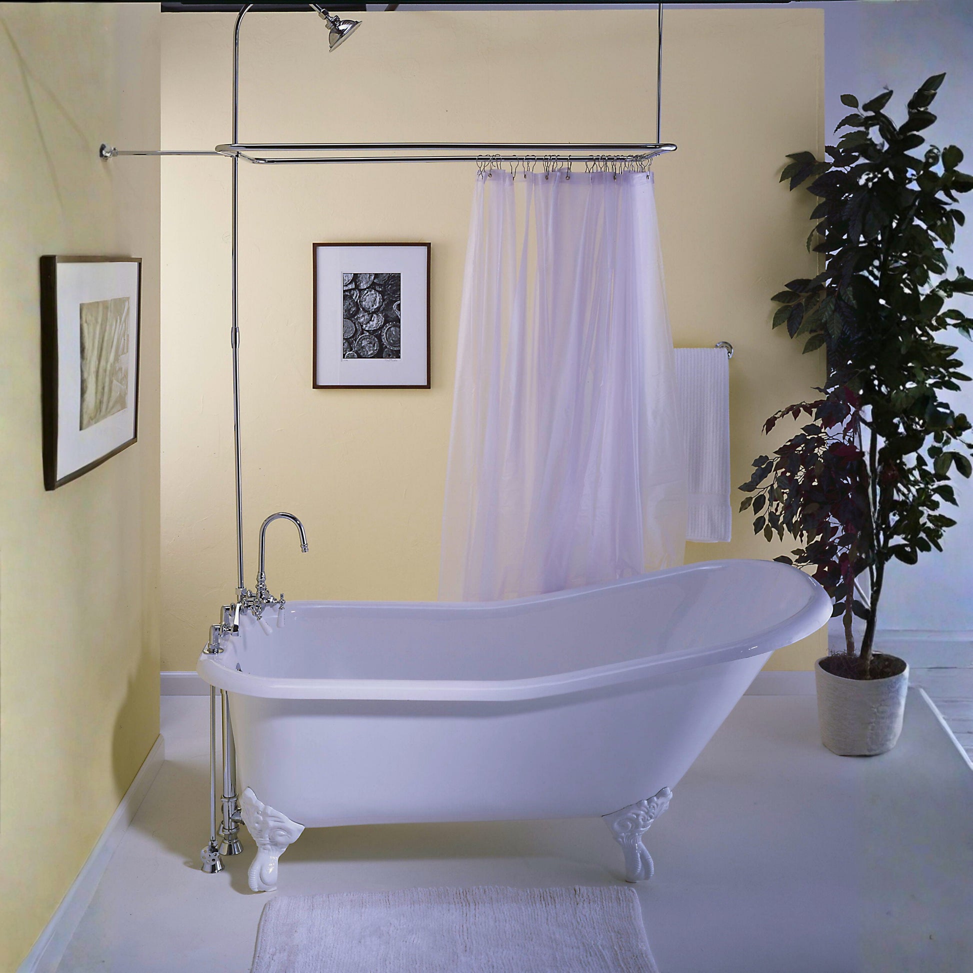 Deck Mount Tub Enclosure Shower System P0729 | Strom Living - Showers